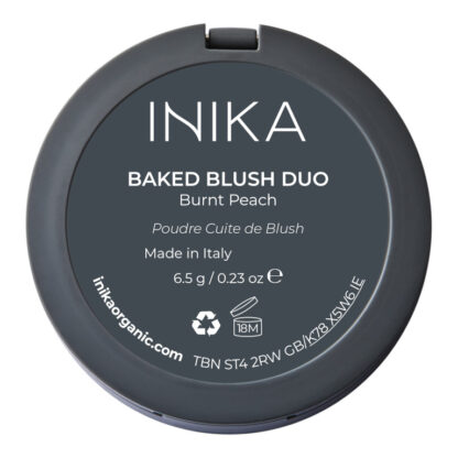 INIKA Organic Baked Blush Duo – Burnt Peach 6,5 g