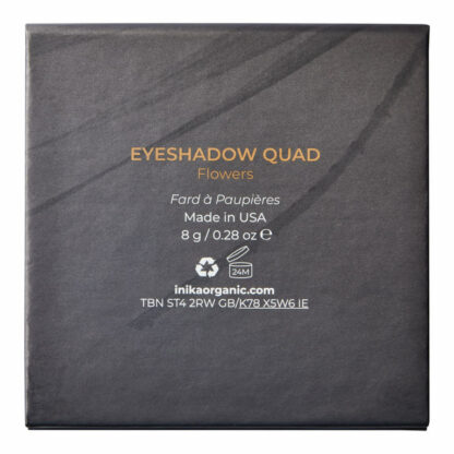 INIKA Organic Eyeshadow Quad – Flowers 8 g